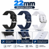 FlexBand 22 Pro – Bracelet Silicone 22 mm Universel pour Montre Connectée (Noir, Gris, Bleu Marine) image 1