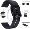 FlexBand 22 Pro – Bracelet Silicone 22 mm Universel pour Montre Connectée (Noir, Gris, Bleu Marine) image 3