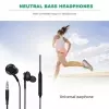 For Samsung S10 Headphones With Wheat Android Universal Headset blackimage-2