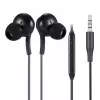 For Samsung S10 Headphones With Wheat Android Universal Headset black image 3