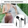 For Samsung S10 Headphones With Wheat Android Universal Headset blackimage 4