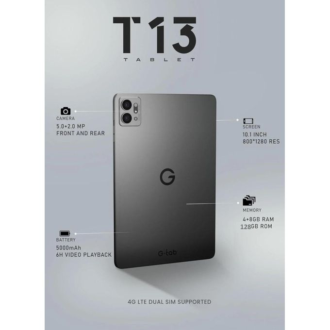 G-Tab T13 4G LTE - La tablette tactile pas chère et performante pour toute la familleimage-2