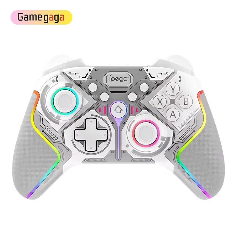 Gamegaga PG-9666 Wireless RGB Controller – Manette Sans Fil Bluetooth avec Éclairage RGB & Moteurs de Vibration image 3