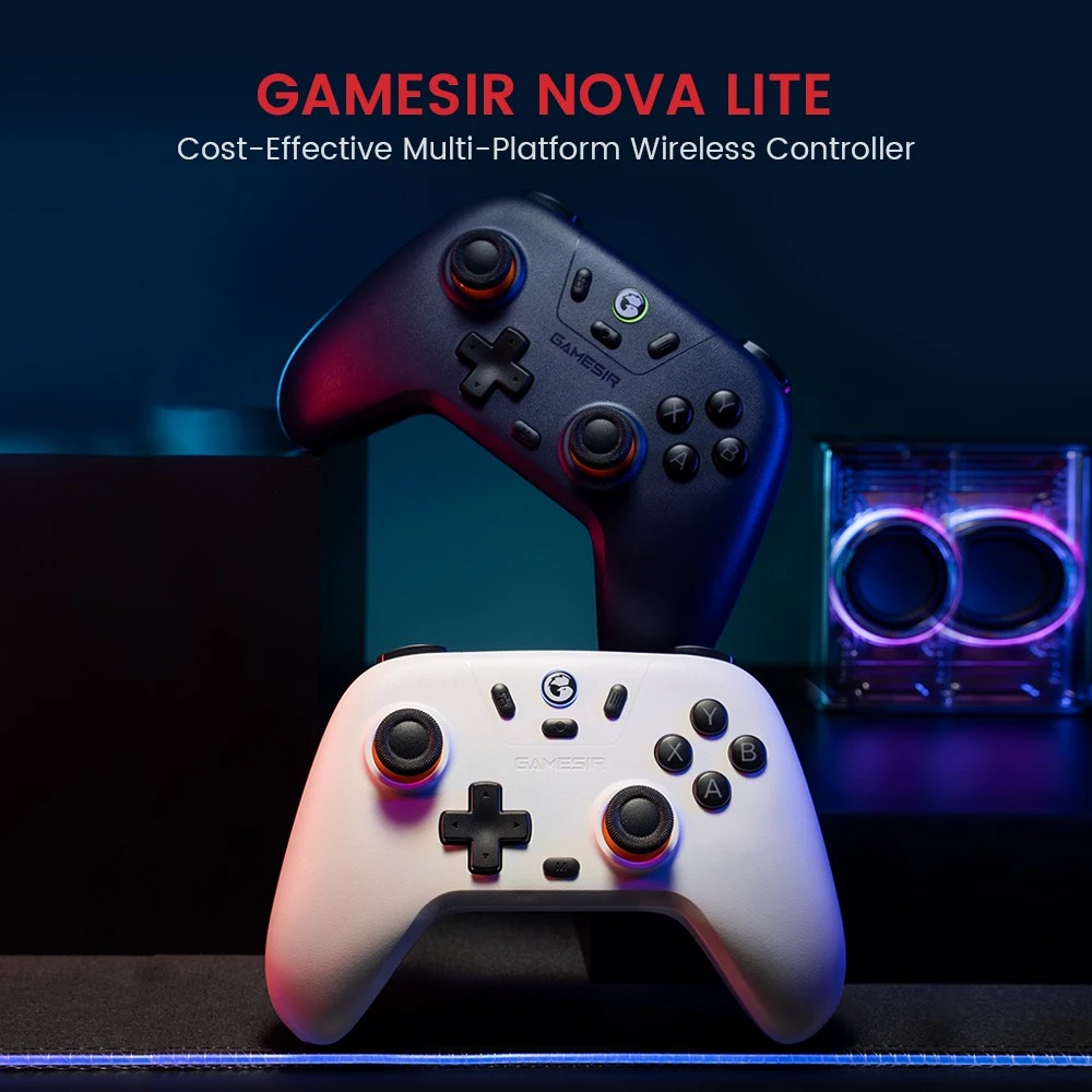 GameSir Nova Lite Wireless Controller – Manette Sans Fil Bluetooth avec Joysticks Effet Hall pour Nintendo Switch, iPhone, Android & PCimage-2
