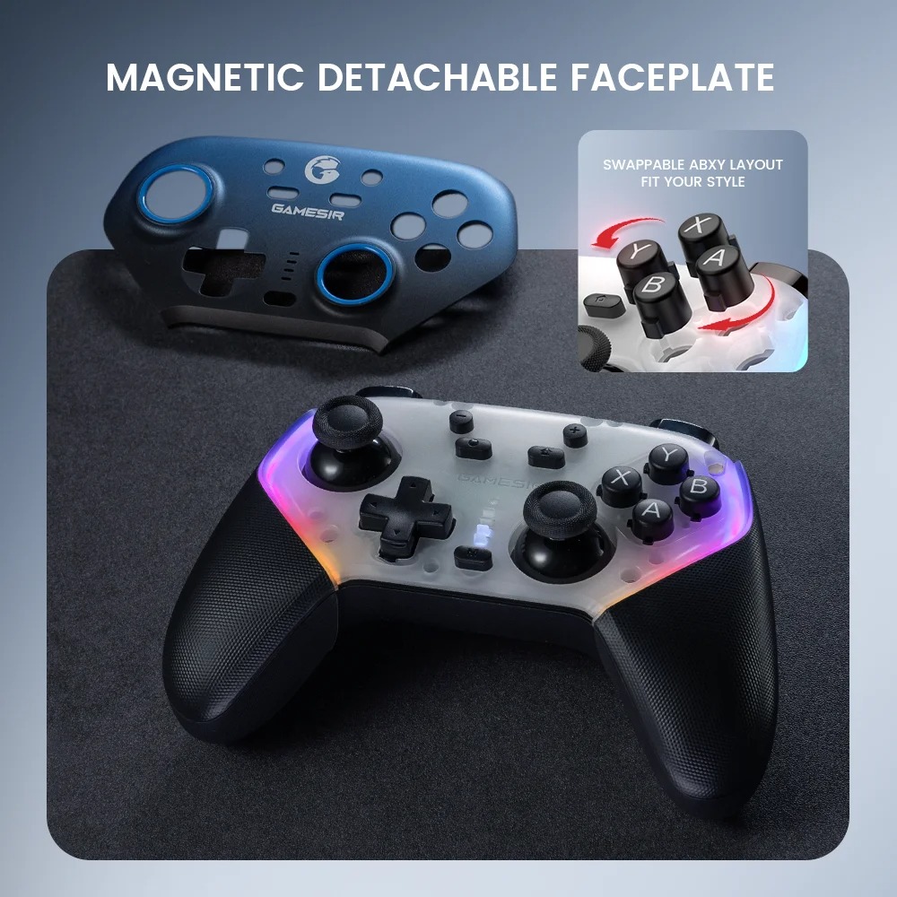 GameSir Super Nova Dock Edition – Gamepad de Jeu Anti-Drift avec Joysticks Effet Hall & Station de Recharge Magnétiqueimage-2