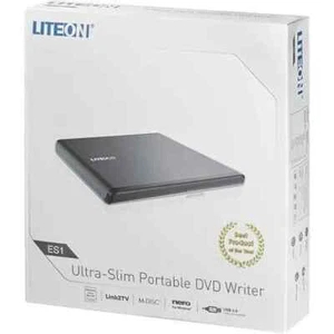 Graveur DVD Externe LiteOn ES1 – Lecteur CD/DVD Ultra-Slim Portable Noirimage-2