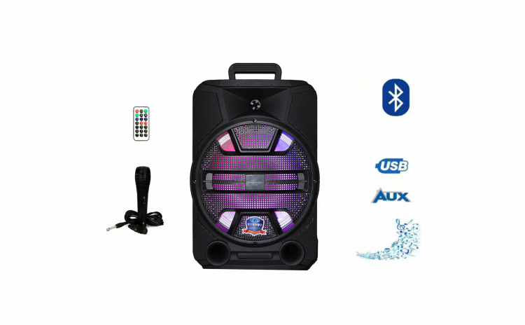 Haut-parleur LT-5313 Bluetooth avec Lumière LEDimage 4