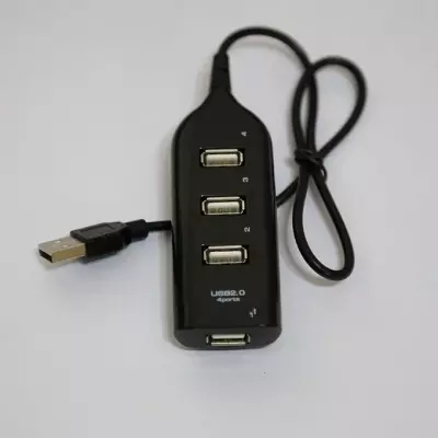 GENERALE - HUB 4 Port USB 2.0, High Speed, 1M, Chargeur Ports Pour PC Portable, Smartphone Telephone, Tablette, Cle Usb,Souris, Clavier, Mp3, Camera