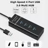 HUB haute vitesse 4 ports USB 3.0 4 adaptateur USB pour ordinateur portableimage-2