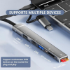 Hub Multiport 5 en 1 Type-C Lightning image 3