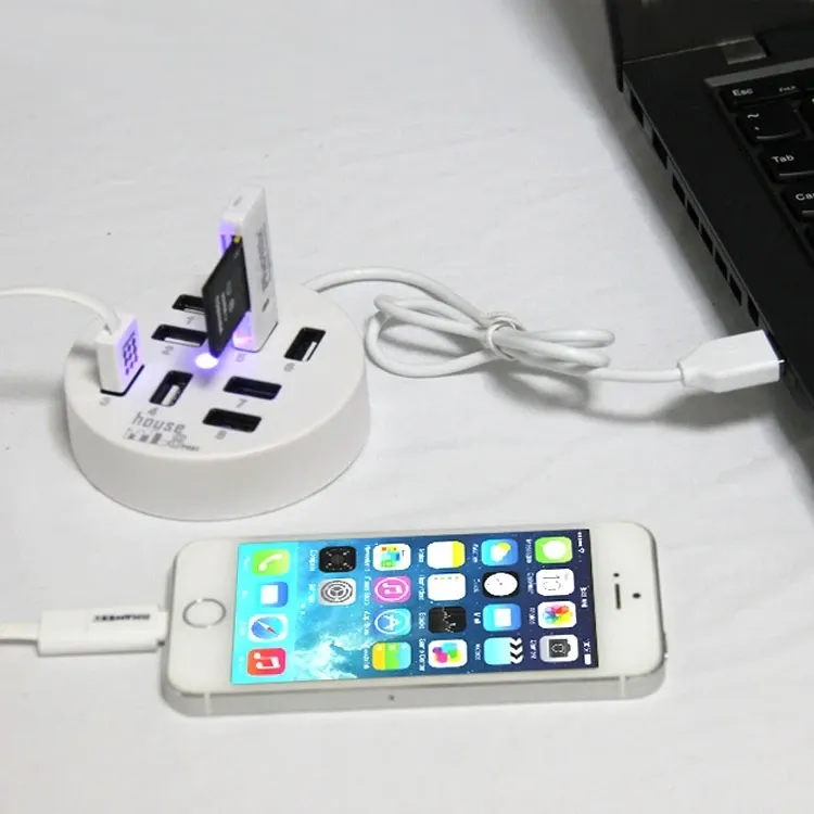 Hub USB 2.0 Circulaire – Expansion 8 Ports Haute Vitesse image 3