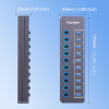 Hub USB 3.0 haute vitesse, 10 portsimage 4