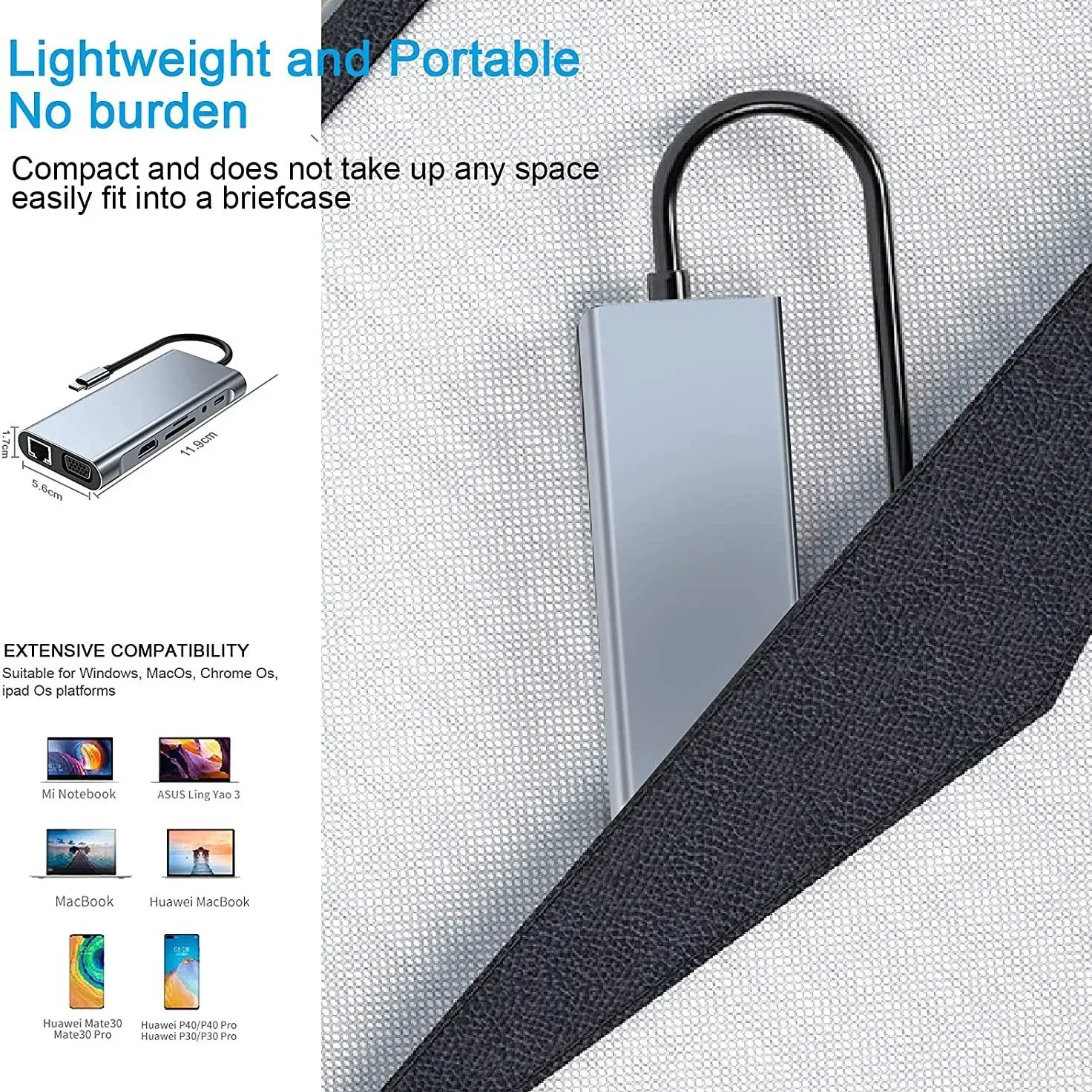 Hub USB-C 11-en-1 - Station d'Accueil Multiportimage-2