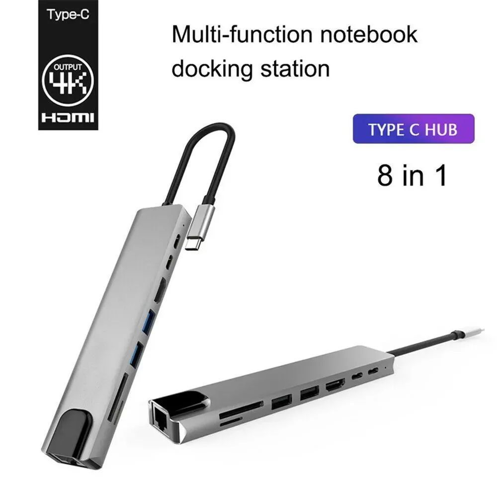 Hub USB-C 8-en-1 avec Chargeur PD 87W et 4Kimage 4