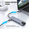 Hub USB-C 8 en 1 Pro Dock – Station d'Accueil Multiport HDMI 4K, RJ45 Ethernet, USB 3.0 & Charge PD 100W image 3