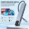 Hub USB-C 8 en 1 Pro Dock – Station d'Accueil Multiport HDMI 4K, RJ45 Ethernet, USB 3.0 & Charge PD 100Wimage 4