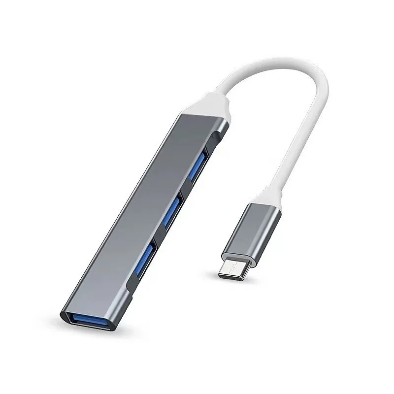 Hub USB Type-C 4 Ports 3.0 Ultra-Rapide – Multi Splitter Plug & Play pour MacBook, PC et Mobile image 1