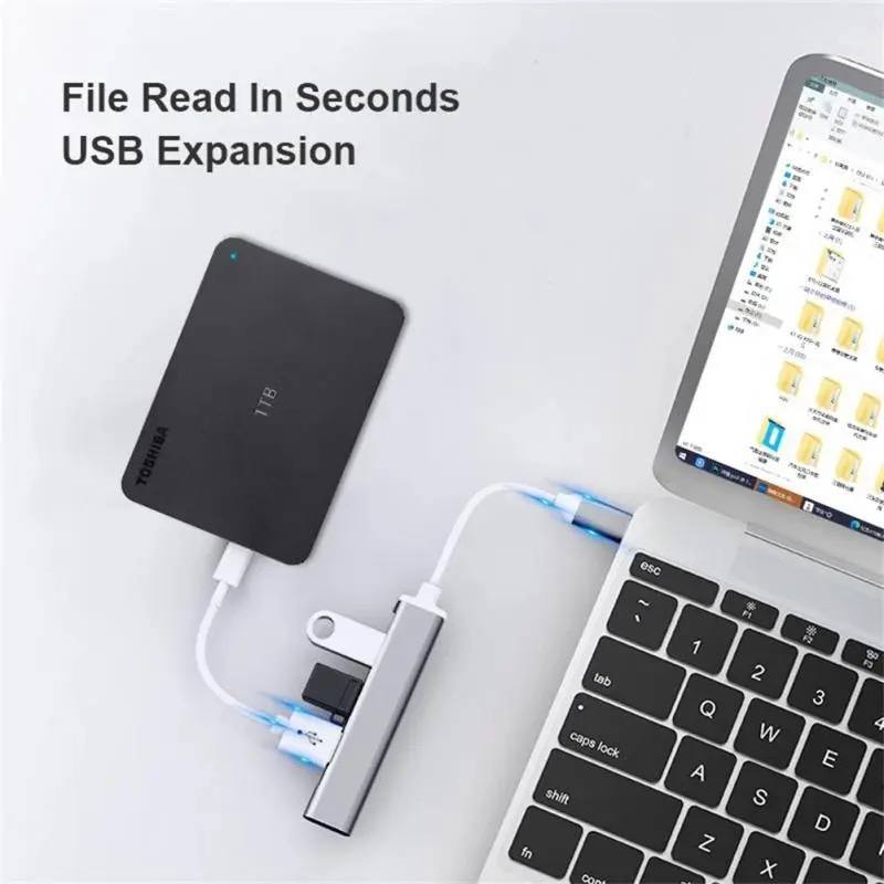 Hub USB Type-C à Haute Vitesse de Transmission avec 4 Ports image 3