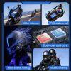 Intercom Moto Bluetooth Q58-Max – Communication 2 Motards, Partage de Musique, Radio FM & Micro SDimage 4