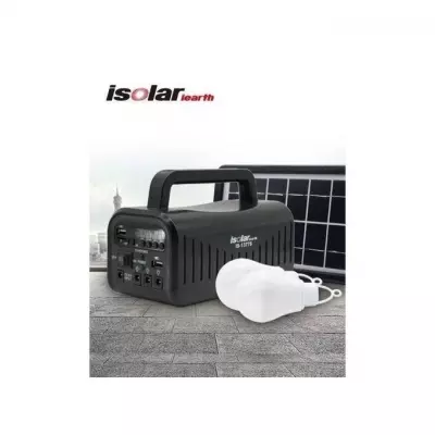 GENERALE - Isolar Mini Kit Solaire Avec 2 Lampes Led Radio MP3 Panneau Solaire power bank