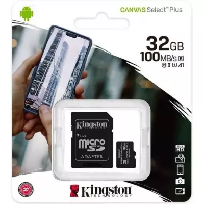 GENERALE - Kingston Carte Mémoire original 32 Go micro SD Canvas select plus