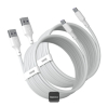 Kit de 2 Câbles Baseus USB-C vers Lightning 20W – Charge Ultra Rapide (1.5M, Blanc)image-2