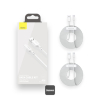 Kit de 2 Câbles Baseus USB-C vers Lightning 20W – Charge Ultra Rapide (1.5M, Blanc)image 4