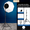 Kit de Boîte à Lumière Octogonale Portable Soft box image-2