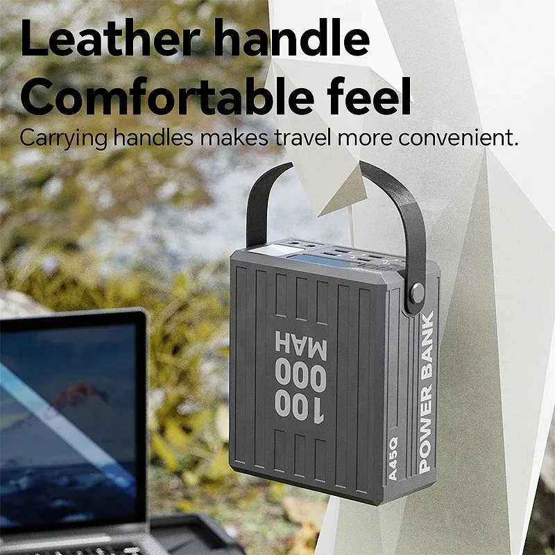 Konfulon 100000mAh Fast Charge Edition – Power Bank Colossal Li-Polymère avec Affichage Numérique LCD pour Smartphones & Tablettesimage 4