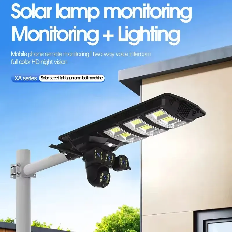 Lampadaire Solaire Sécurité 2-en-1 — Éclairage LED Autonome & Caméra de Surveillance Wi-Fi image 3
