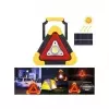 lampe d\'avertissement d\'urgence de voiture à LED COB à énergie solaire portable Triangle image 1