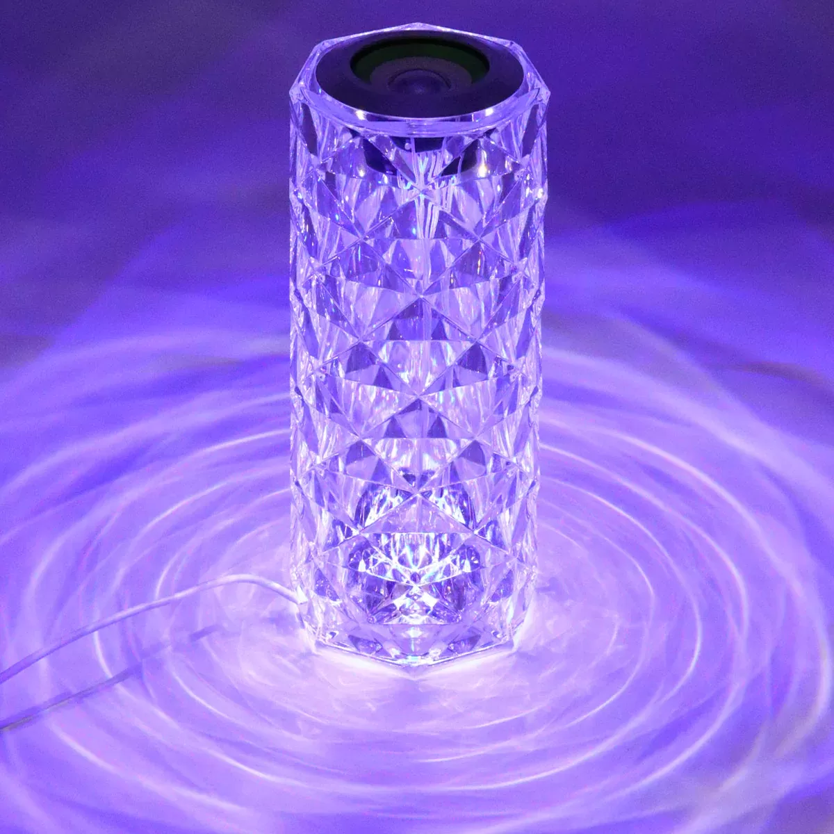 Lampe de Decoration Musicale en Cristal LED avec Bluetoothimage-2
