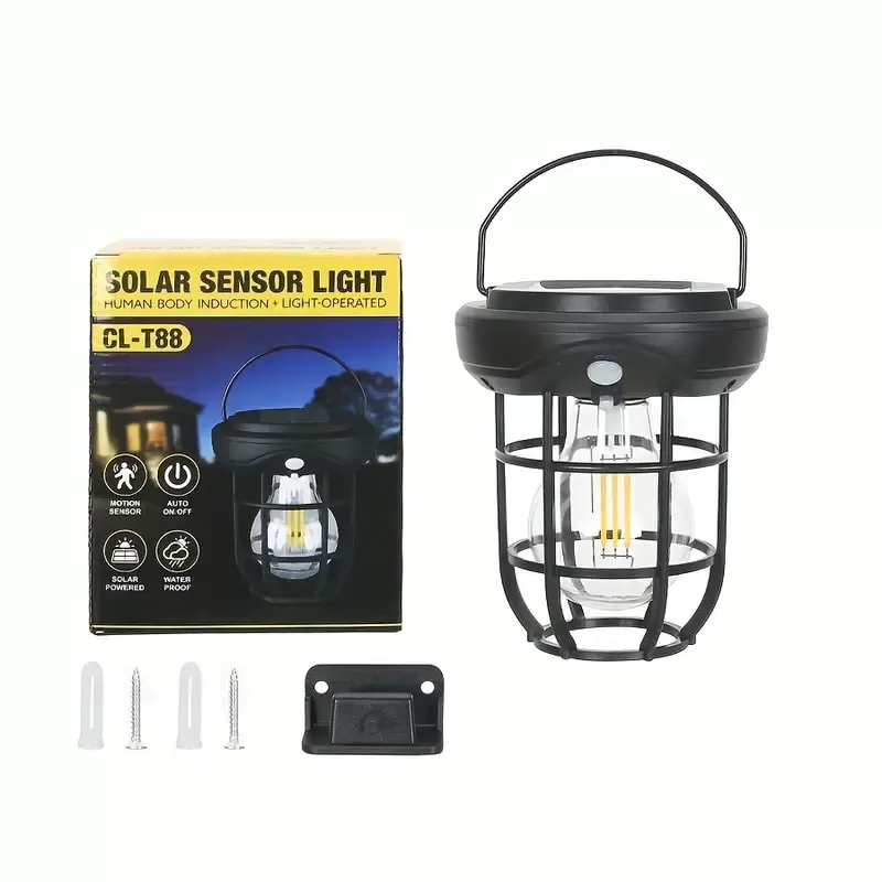 GENERALE - Lampe Solaire Extérieur T88 avec Poignée et 3 Modes d'Eclairage