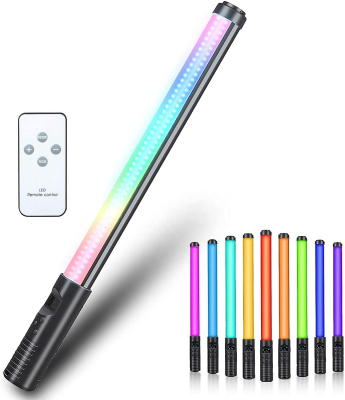 Lampe Torche LED RVB 20W avec Télécommande pour Photographie