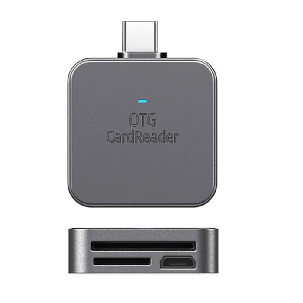 Lecteur de Carte 2-en-1 SD/TF – Adaptateur Universel pour iPhone, Micro-USB et Type-C.image 4