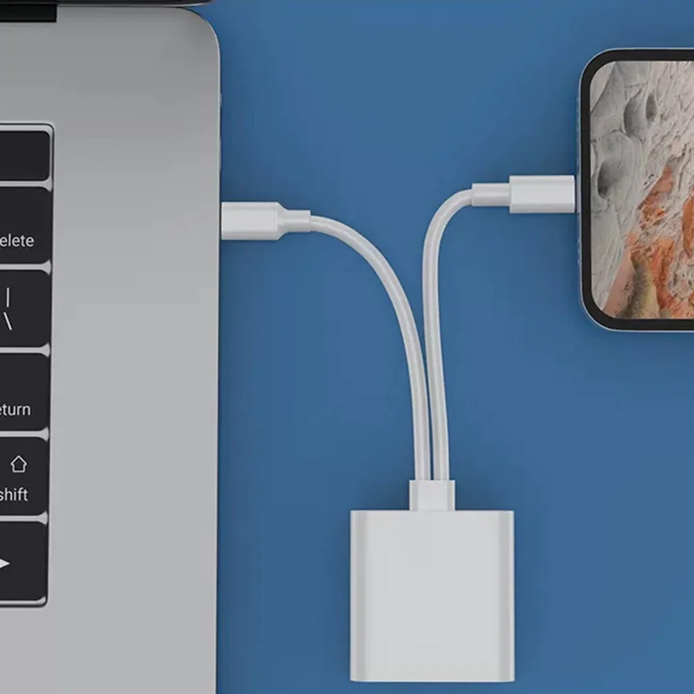 Lecteur de Carte SD/TF 2-en-1 – Adaptateur USB-C OTG pour iPhone, iPad, MacBook et Android image 3