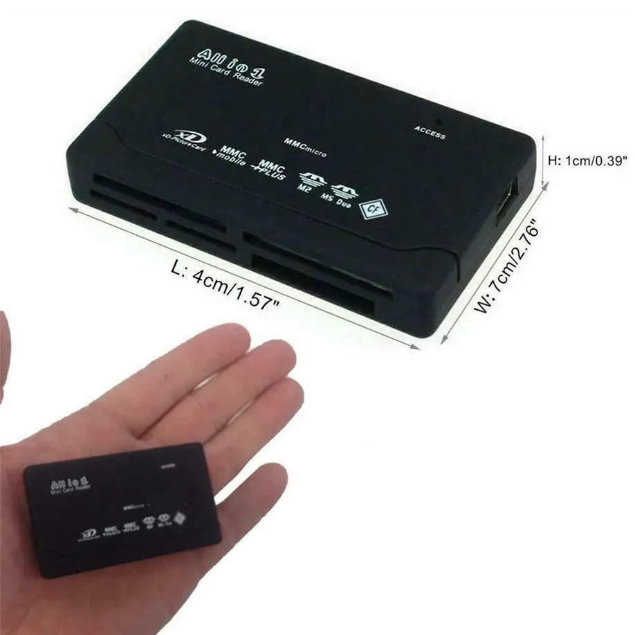 Lecteur de Cartes Mémoire All in 1 USB 2.0 – Adaptateur Universel 26 en 1 pour PCimage 4