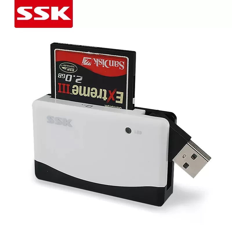 GENERALE - lecteur de cartes tout-en-1, Micro SD XD CF SSK SCRM010