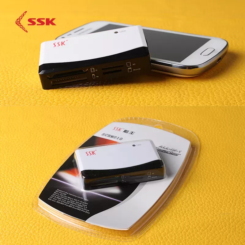 lecteur de cartes tout-en-1, Micro SD XD CF SSK SCRM010image 4