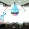 LED RGB Color Bulb Bluetooth APP Control Smart Music Audio Speaker Light Lamp For Party Wedding Christmas Decoration 100-240V (Color: Multicolor) - image 1
