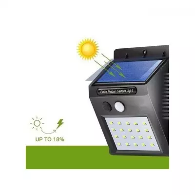 GENERALE - Led solaire avec détecteur de mouvement Solar powered sensor lamp