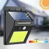 Led solaire avec détecteur de mouvement Solar powered sensor lampimage-2