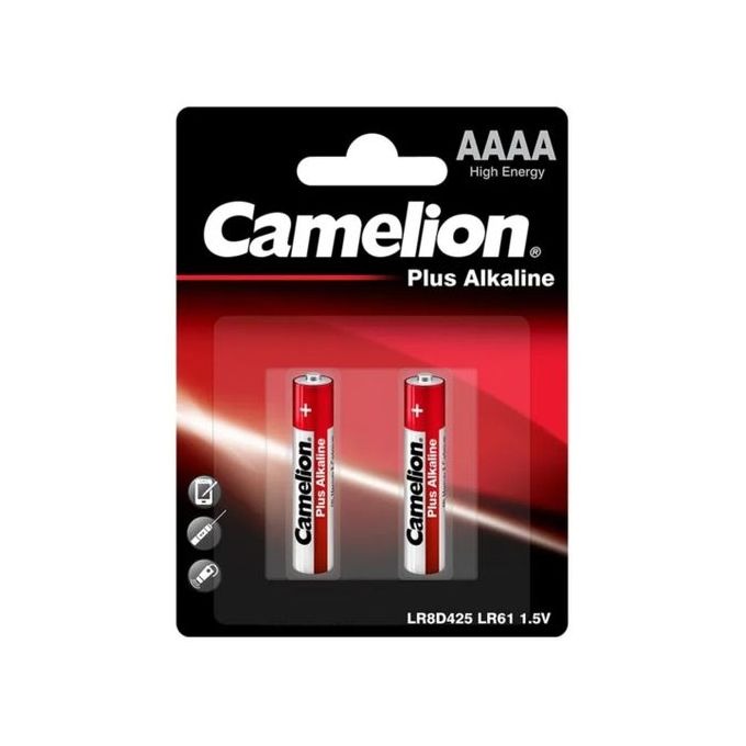 Lot de 2 Piles AAAA Camelion Plus Alkaline (LR61 / LR8D425) – 1.5V Haute Énergie pour Stylets Tactiles & Appareils Médicaux