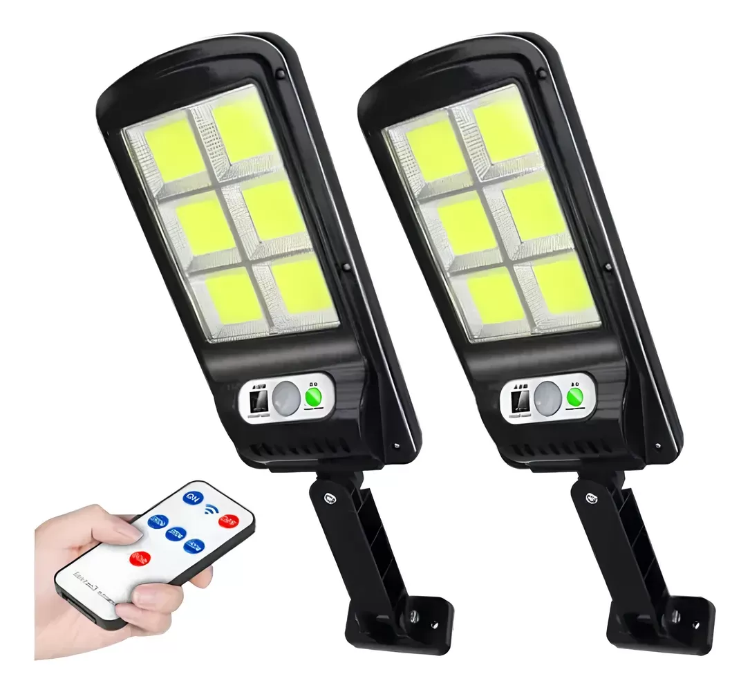 Lumière Solaire Extérieure MPJ - 56 LED Détecteur Mouvement - IP65 - Câble 5m - Éclairage 120°