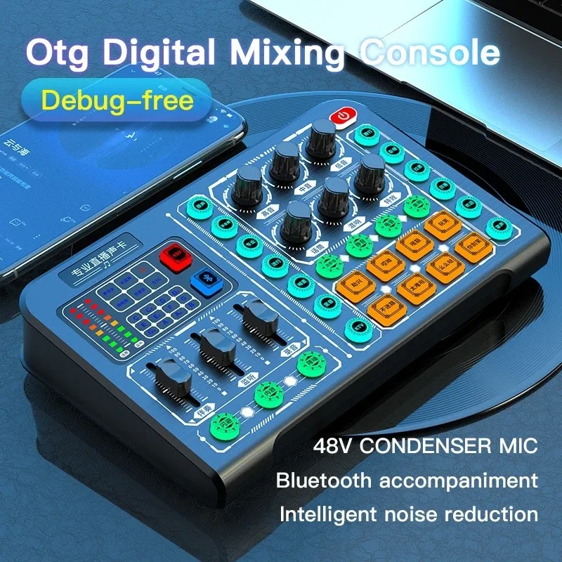 M6 Live Audio Pro – Carte Son & Table de Mixage Streaming avec Modificateur de Voix & Bluetooth image 3