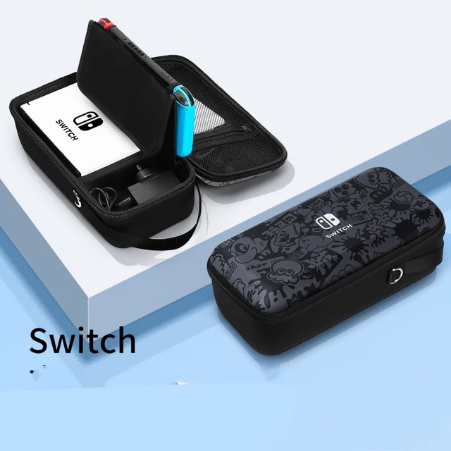 Mallette de Rangement de Grande Capacité pour Nintendo Switch/OLED – Sac de Transport de Protection Rigide, Accessoires de Jeuimage 4