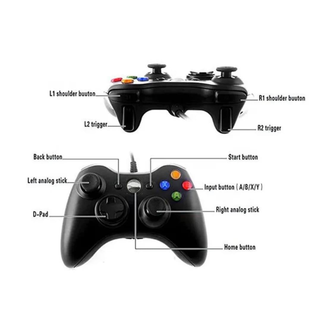 Manette Sans Fil GAME GURU X-360 – Gamepad Bluetooth Haute Performance pour PC, PS3 et Android image 3