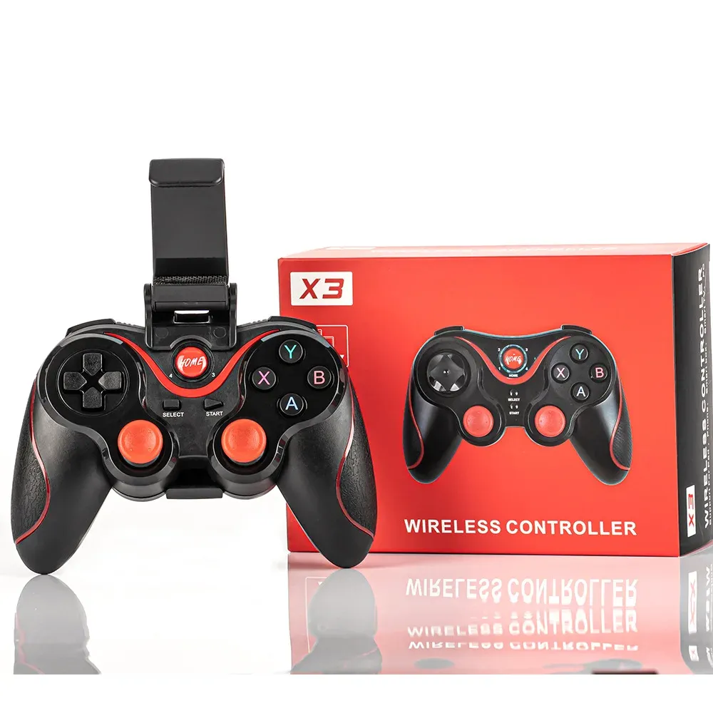 Manette Sans Fil X3 Pro – Gamepad Bluetooth avec Support Smartphone pour Android, iOS, PC et Smart TV image 1