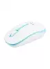 Meetion R547 Wireless Optical Mouse with Battery, White/Blueimage-2