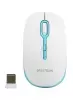 Meetion R547 Wireless Optical Mouse with Battery, White/Blue image 3